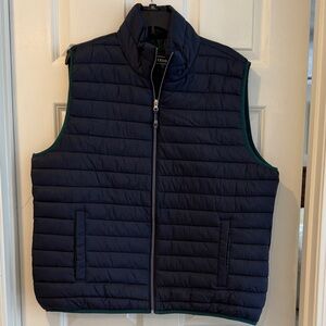 Izod Navy Quilted Vest